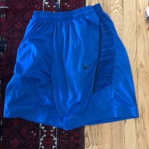 Blue nike shorts
